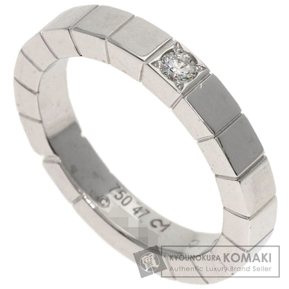 CARTIER Raniere 1P Diamond Ring K18 White Gold Ladies [Used]