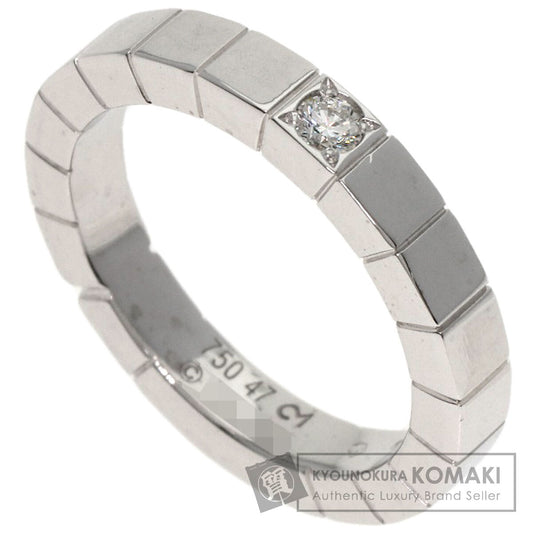 CARTIER Raniere 1P Diamond Ring K18 White Gold Ladies [Used]