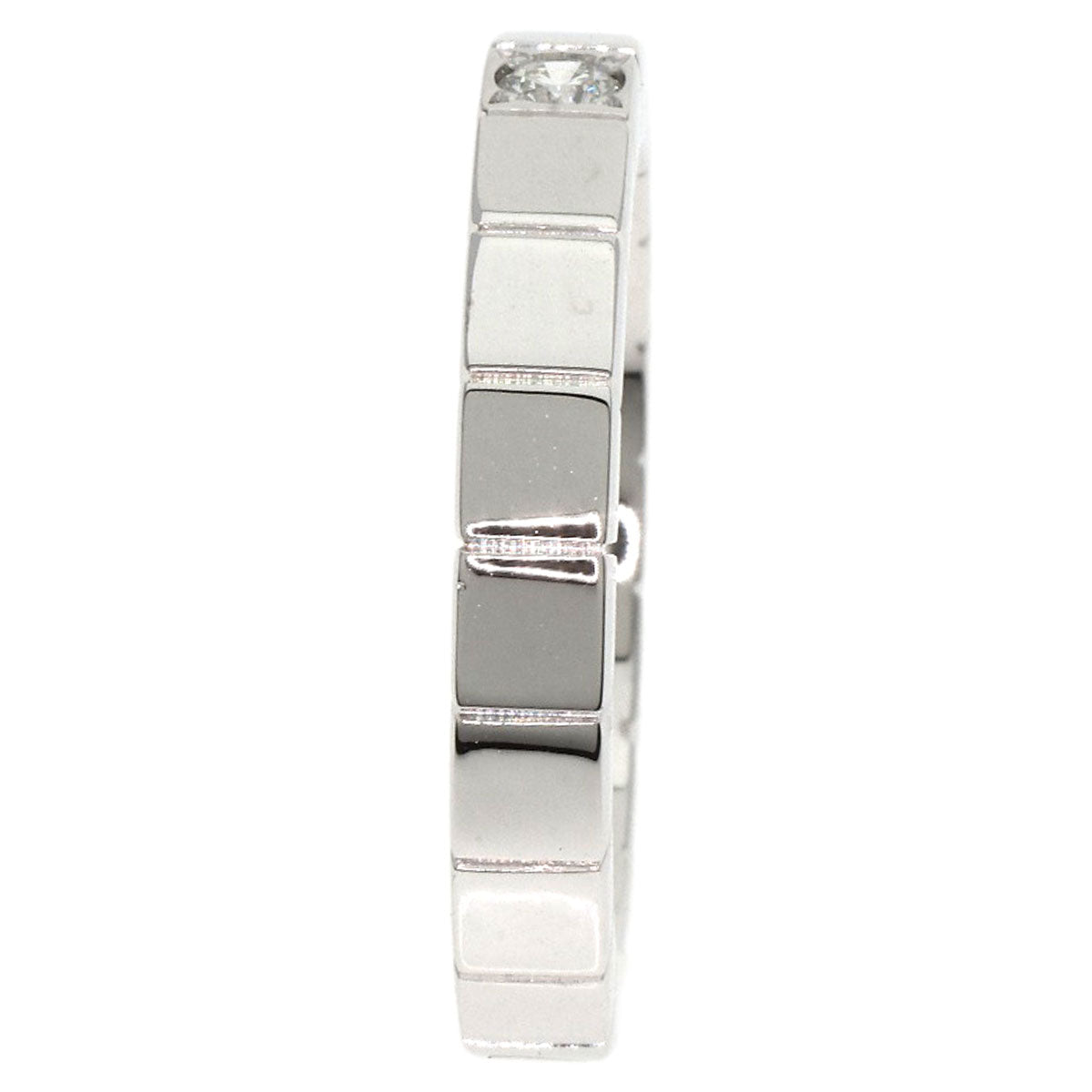 CARTIER Raniere 1P Diamond Ring K18 White Gold Ladies [Used]