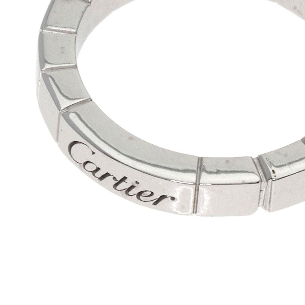 CARTIER Raniere 1P Diamond Ring K18 White Gold Ladies [Used]