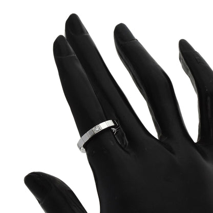 CARTIER Raniere 1P Diamond Ring K18 White Gold Ladies [Used]