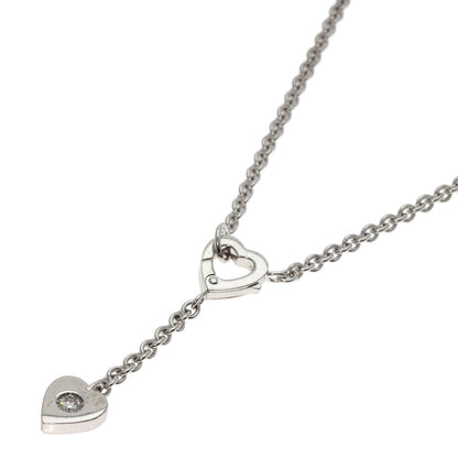 CARTIER Monamour 1P Diamond Necklace K18 White Gold Ladies [Used]