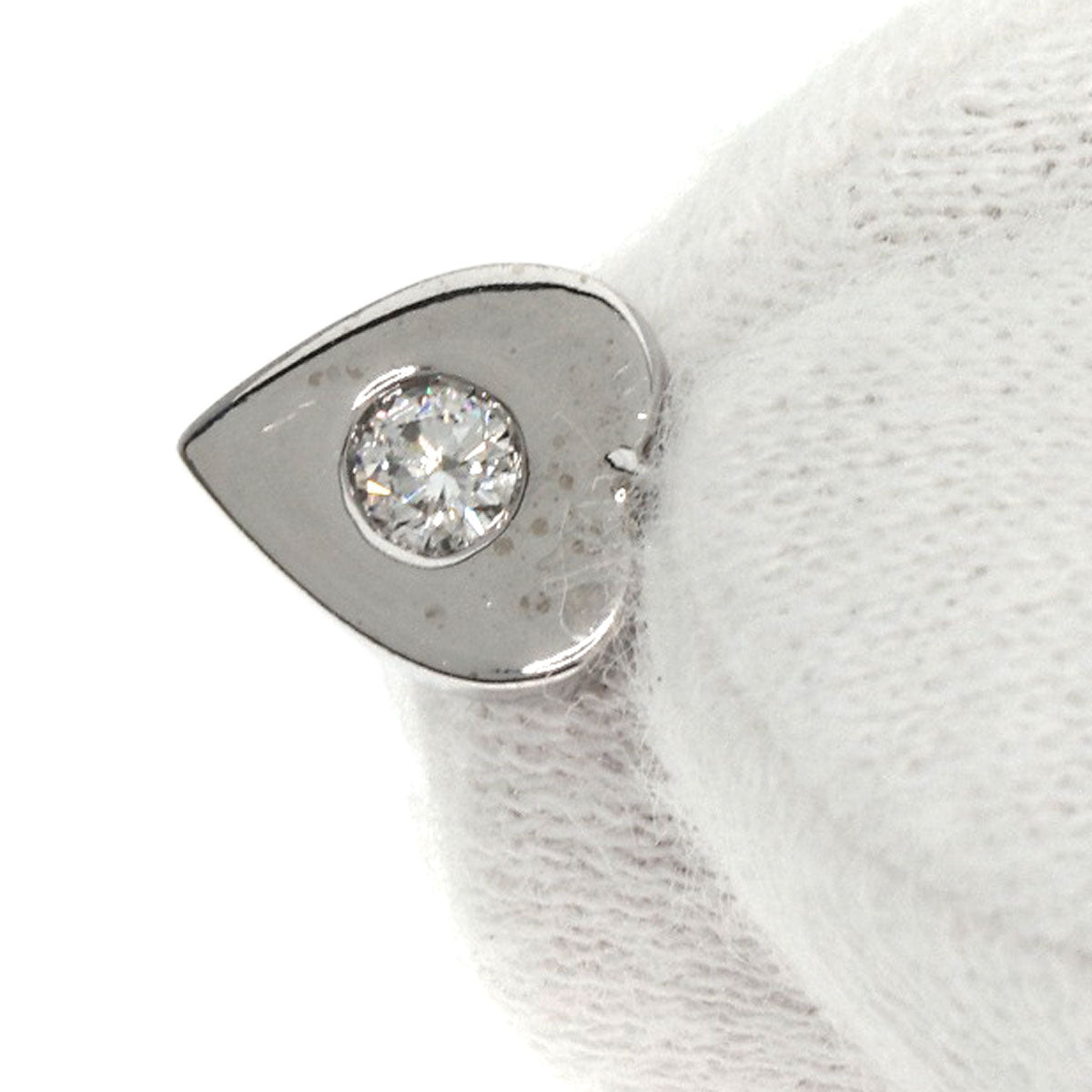 CARTIER Monamour 1P Diamond Necklace K18 White Gold Ladies [Used]