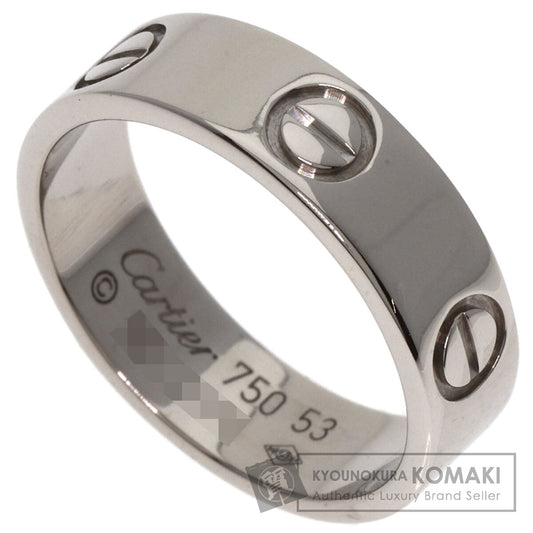CARTIER love ring #53 Ring K18 White Gold Ladies [Used]