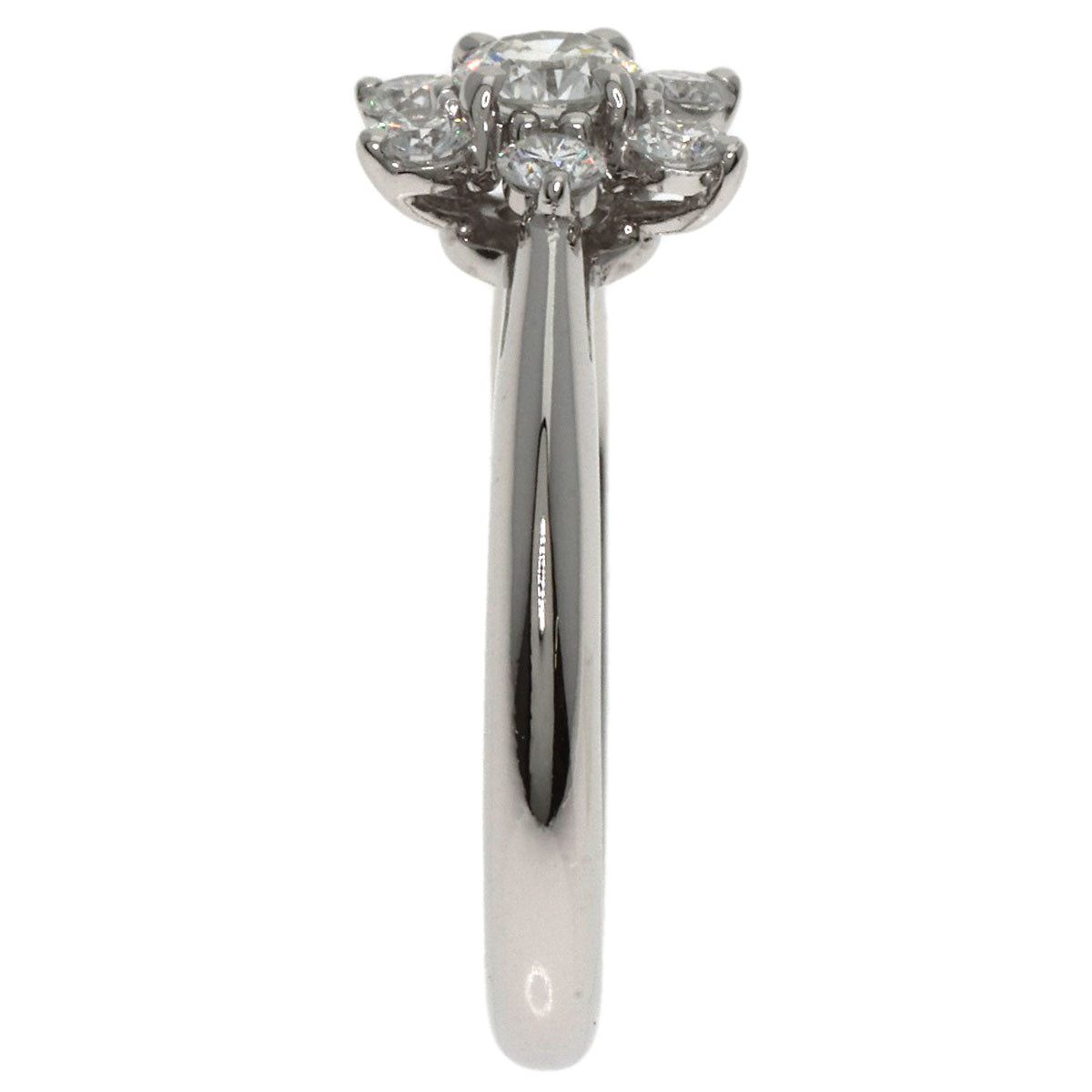 TIFFANY&Co. Butter cup diamond Ring Platinum PT950 Ladies [Used]