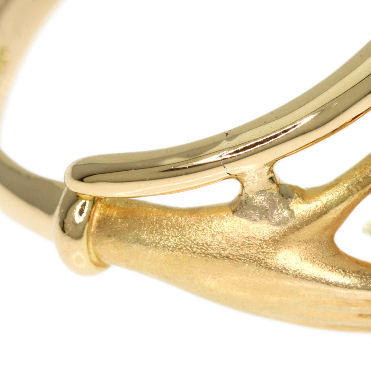 Carrera y Carrera Ruby Diamond Ring K18 Yellow Gold Ladies [Used]