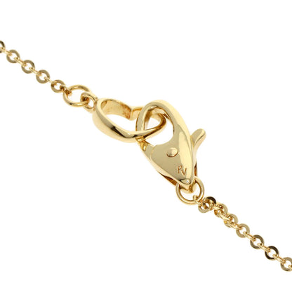 Ponte Vecchio 10P Smoky Quartz Necklace K18 Yellow Gold Ladies [Used]