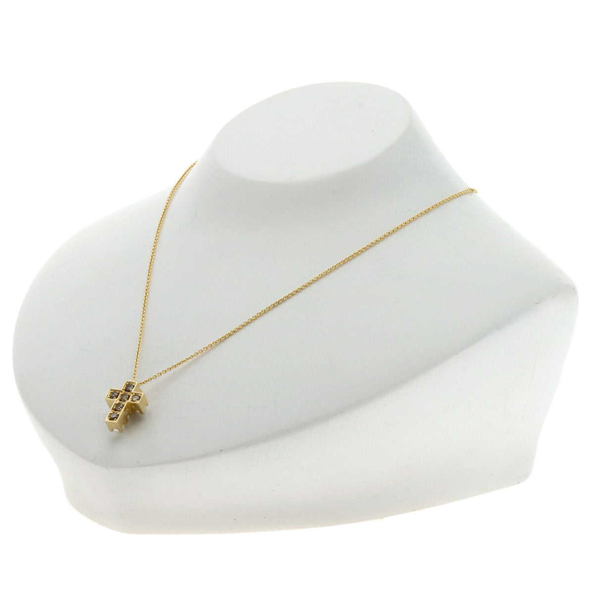 MIKIMOTO Pearl Pearl Diamond Reversible Necklace K18 Yellow Gold Ladies [Used]