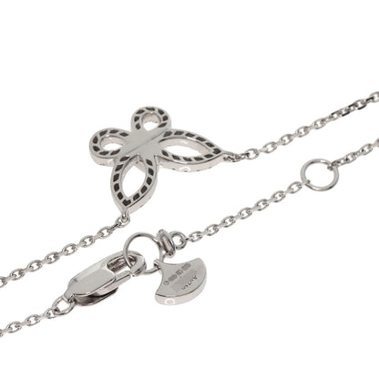 GRAFF Mini Butterfly Diamond Necklace K18 White Gold Ladies [Used]