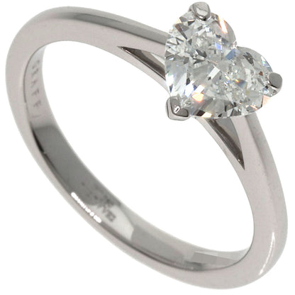 GRAFF Heart Shape Diamond Ring Platinum PT950 Ladies [Used]