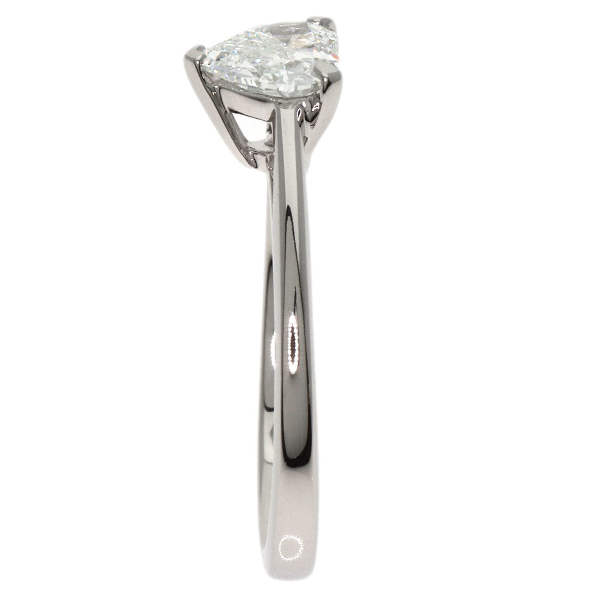 GRAFF Heart Shape Diamond Ring Platinum PT950 Ladies [Used]