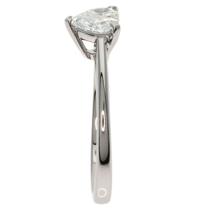 GRAFF Heart Shape Diamond Ring Platinum PT950 Ladies [Used]