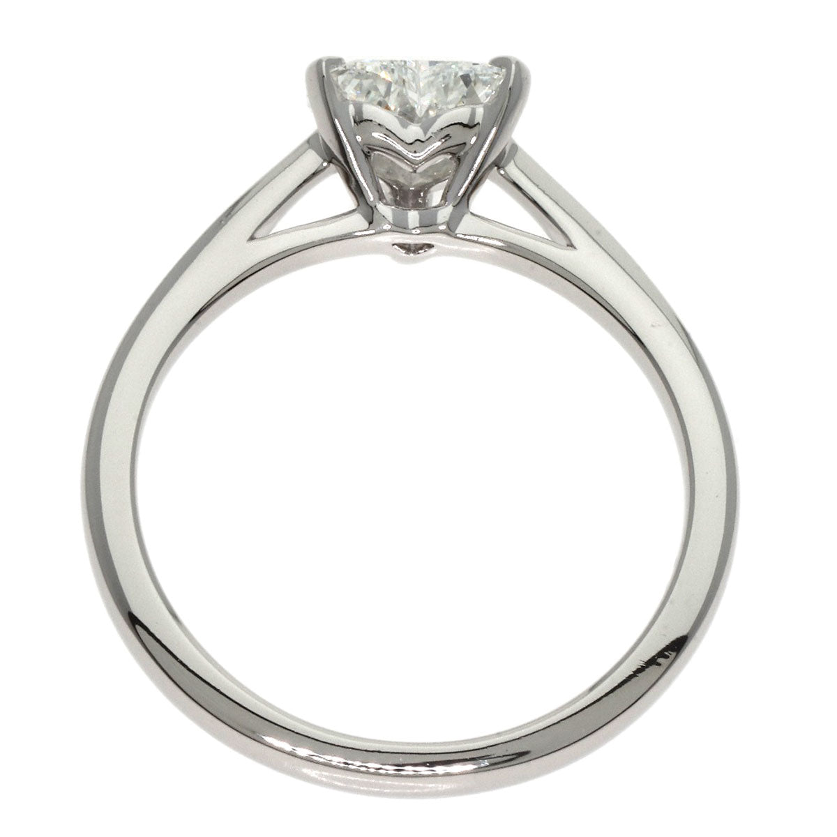 GRAFF Heart Shape Diamond Ring Platinum PT950 Ladies [Used]
