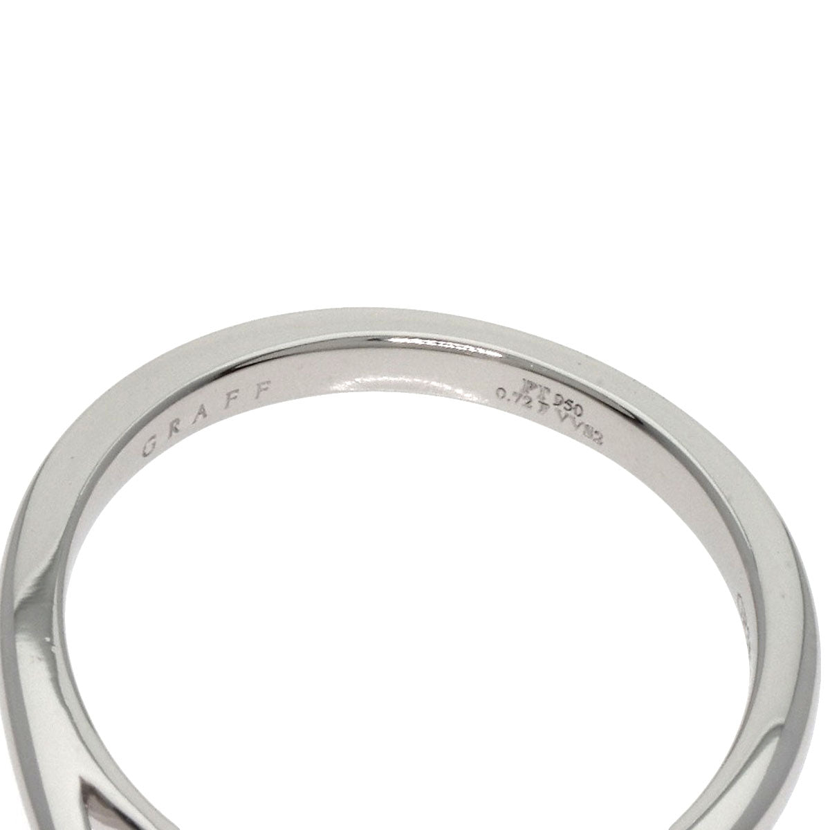GRAFF Heart Shape Diamond Ring Platinum PT950 Ladies [Used]