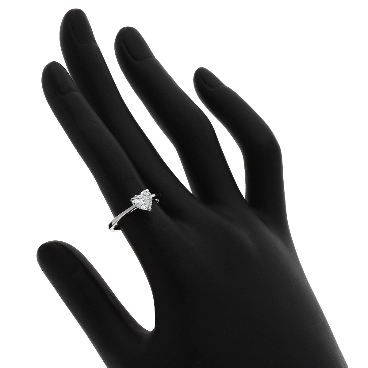 GRAFF Heart Shape Diamond Ring Platinum PT950 Ladies [Used]