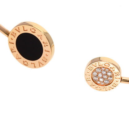 BVLGARI BVLGARI BVLGARI Onyx Diamond M Bracelet K18 Pink Gold Ladies [Used]