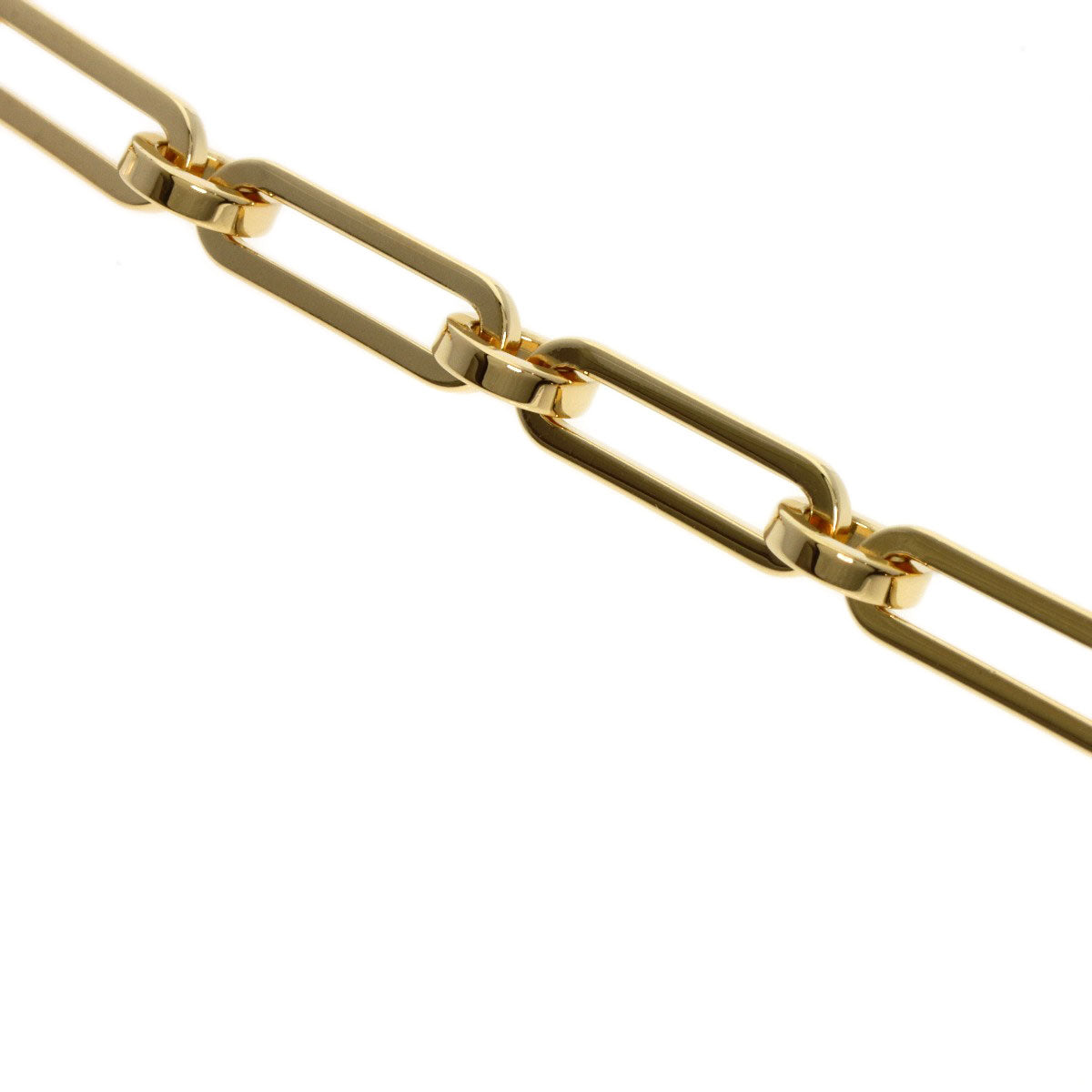 HERMES Kelly Chaine PM 6P Diamond Bracelet K18 Yellow Gold Ladies [Used]