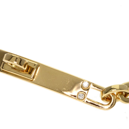 HERMES Kelly Chaine PM 6P Diamond Bracelet K18 Yellow Gold Ladies [Used]