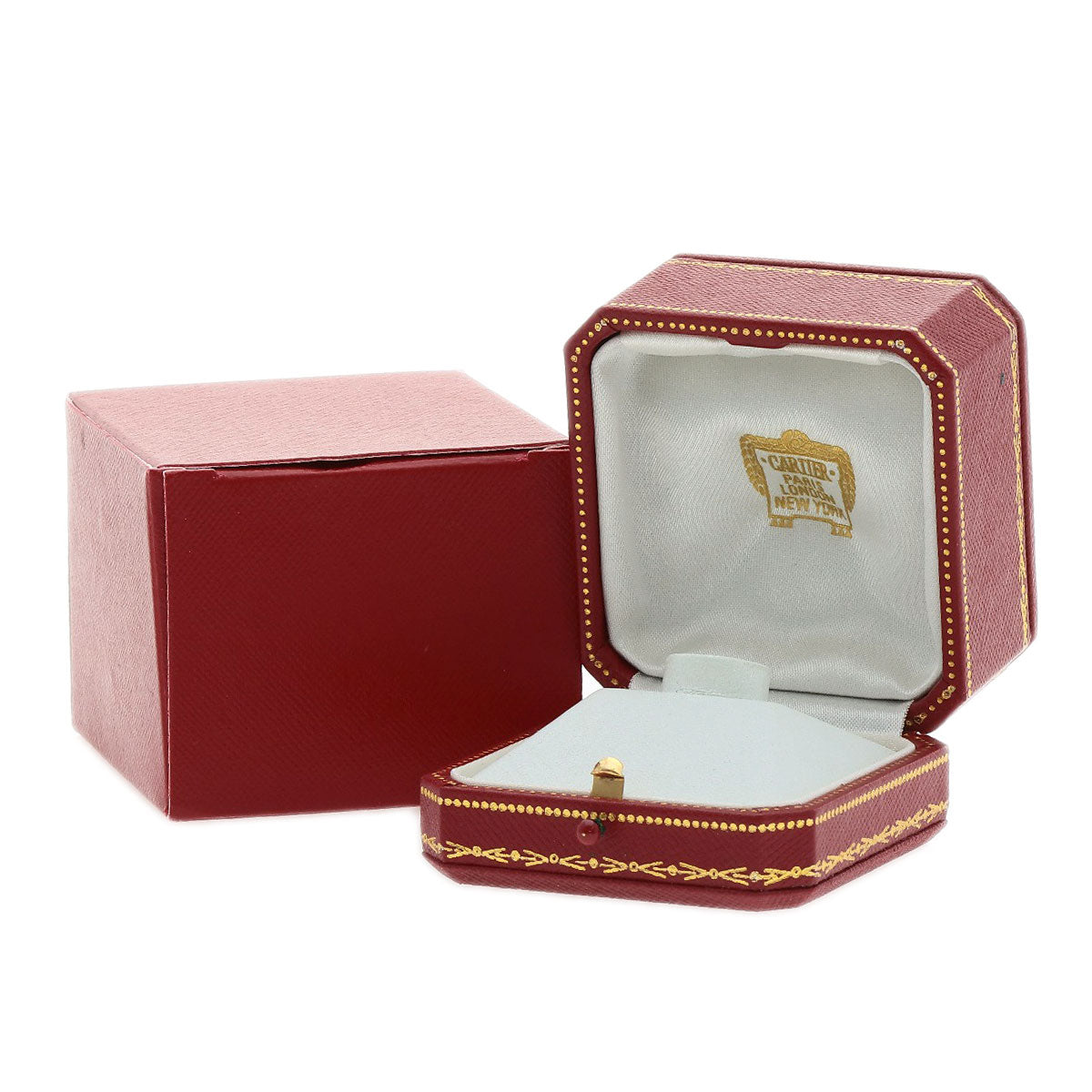 CARTIER PANTHERE Full Diamond #51 Ring K18 White Gold Ladies [Used]