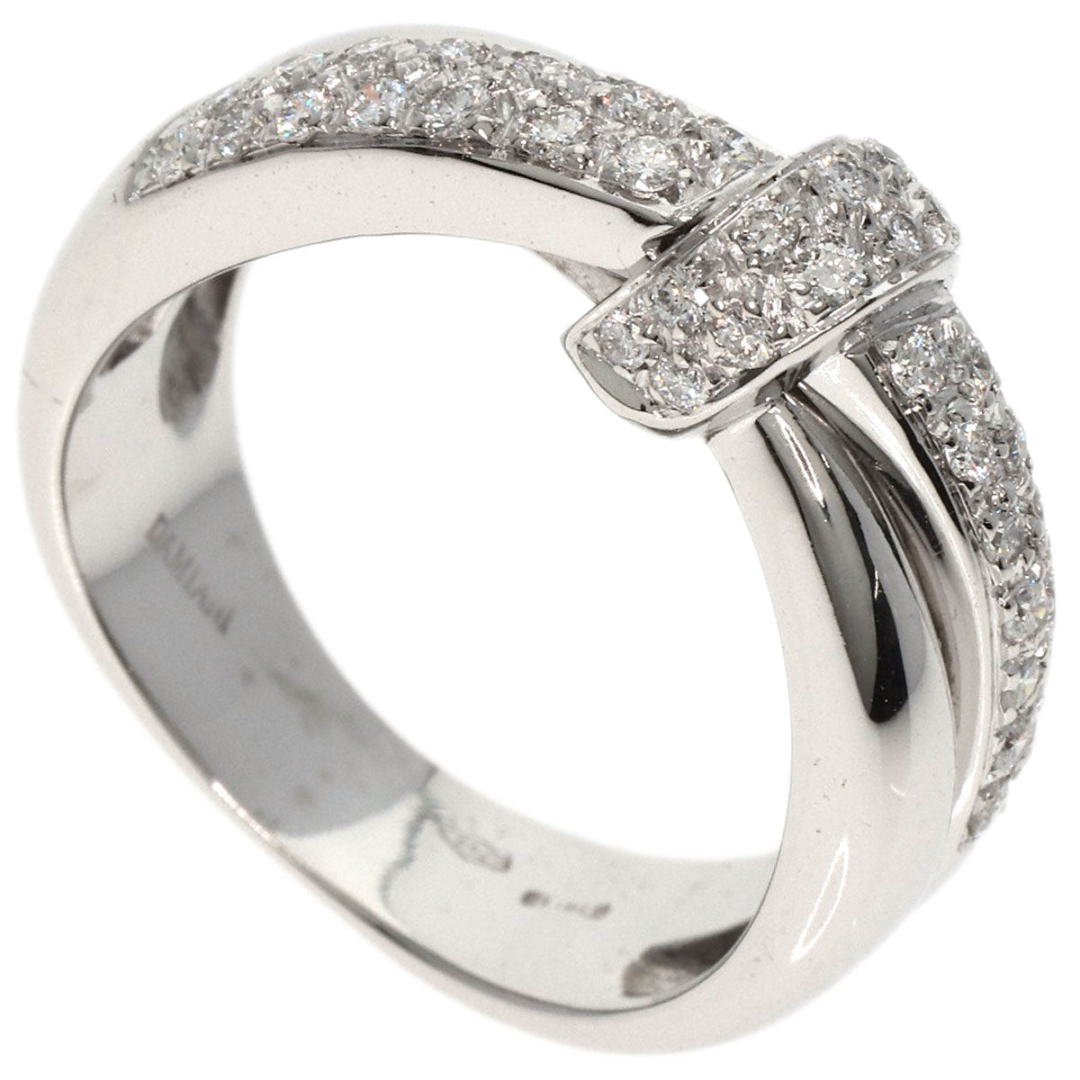 Damiani Diamond Ring K18 White Gold Ladies [Used]