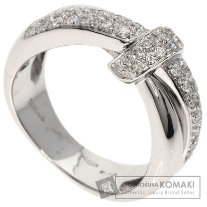 Damiani Diamond Ring K18 White Gold Ladies [Used]