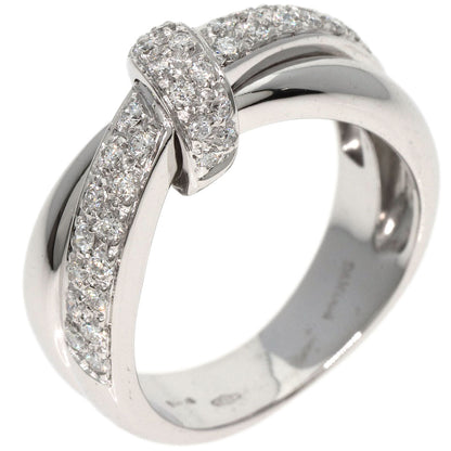 Damiani Diamond Ring K18 White Gold Ladies [Used]