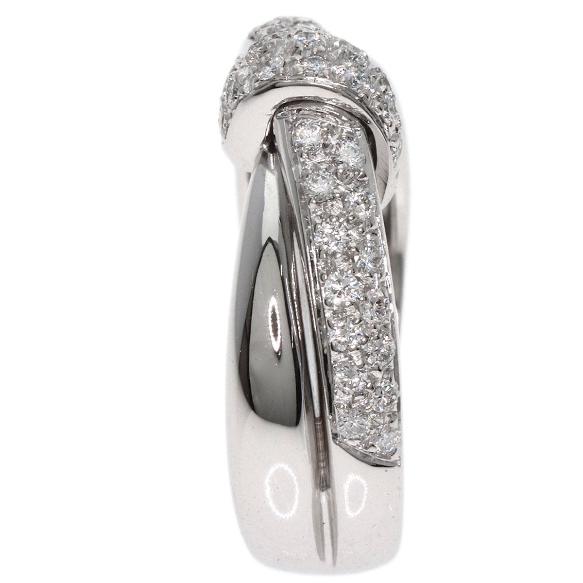 Damiani Diamond Ring K18 White Gold Ladies [Used]