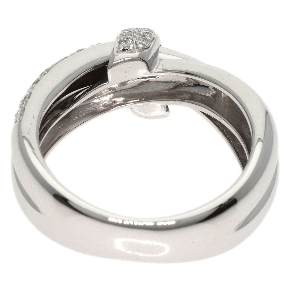 Damiani Diamond Ring K18 White Gold Ladies [Used]