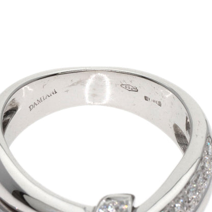 Damiani Diamond Ring K18 White Gold Ladies [Used]