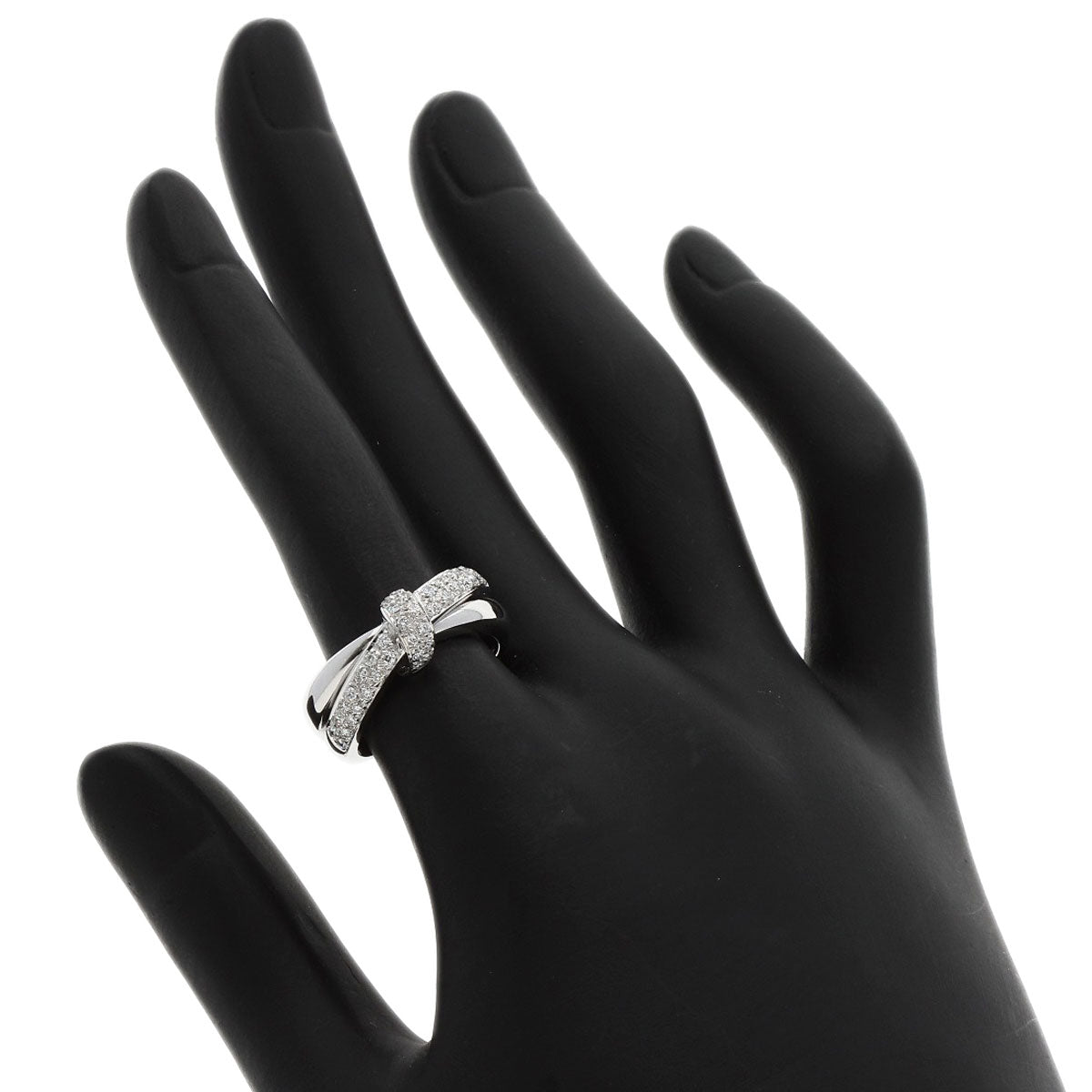 Damiani Diamond Ring K18 White Gold Ladies [Used]