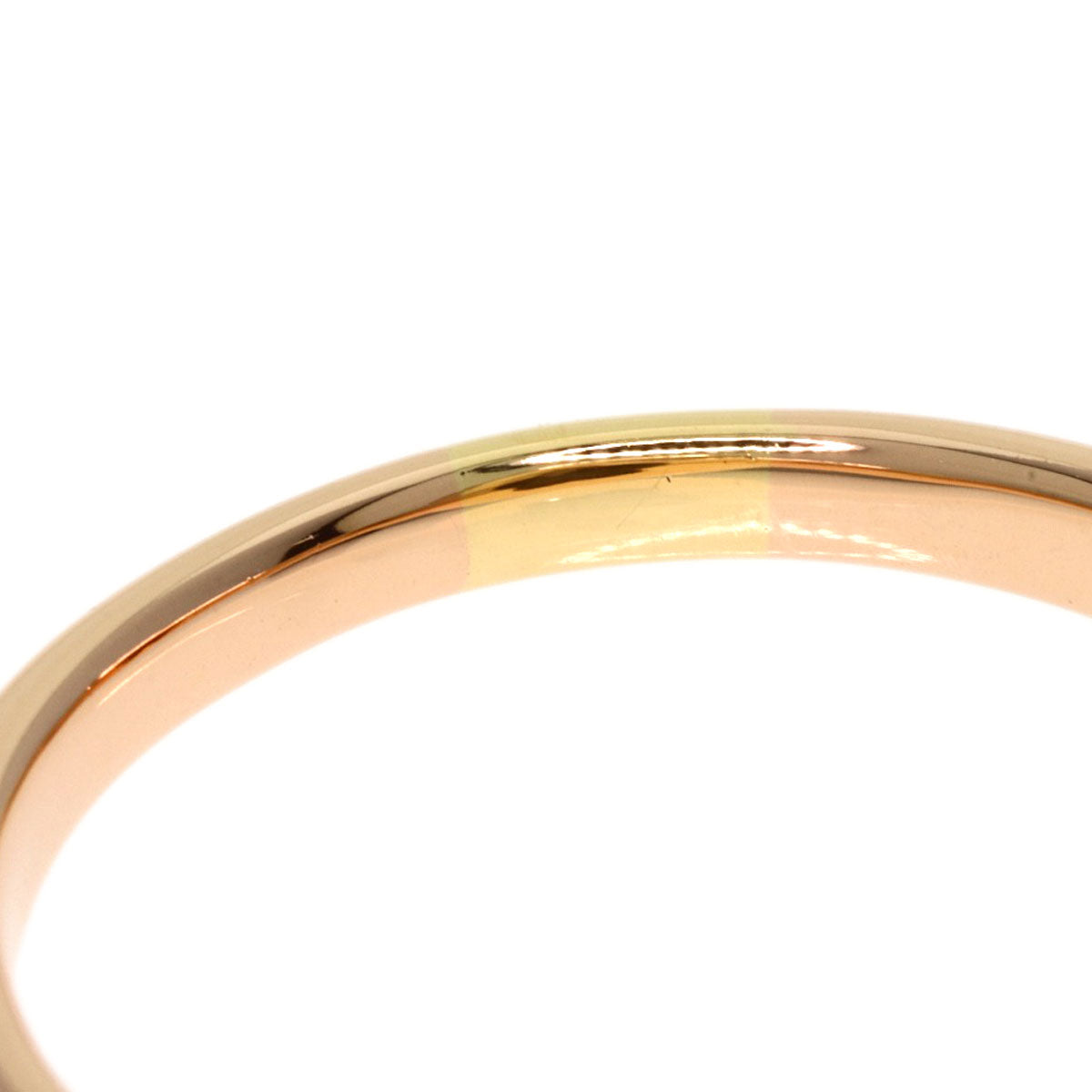 Ponte Vecchio Smoky Quartz Diamond Ring K18 Pink Gold Ladies [Used]