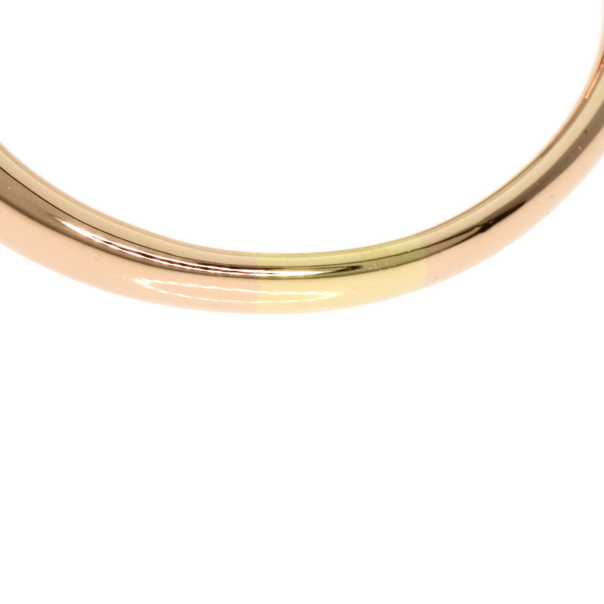 Ponte Vecchio Smoky Quartz Diamond Ring K18 Pink Gold Ladies [Used]