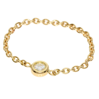 Dior Mimiwi Diamond Ring K18 Yellow Gold Ladies [Used]