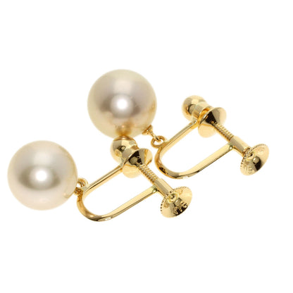 TASAKI South Sea Golden Pearl Pearl Earring K18 Yellow Gold Ladies [Used]