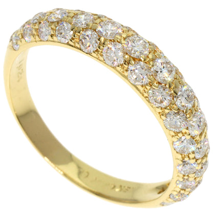 Gimel Diamond Ring K18 Yellow Gold Ladies [Used]