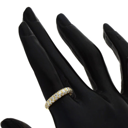 Gimel Diamond Ring K18 Yellow Gold Ladies [Used]