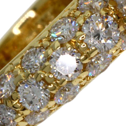 Gimel Diamond Ring K18 Yellow Gold Ladies [Used]
