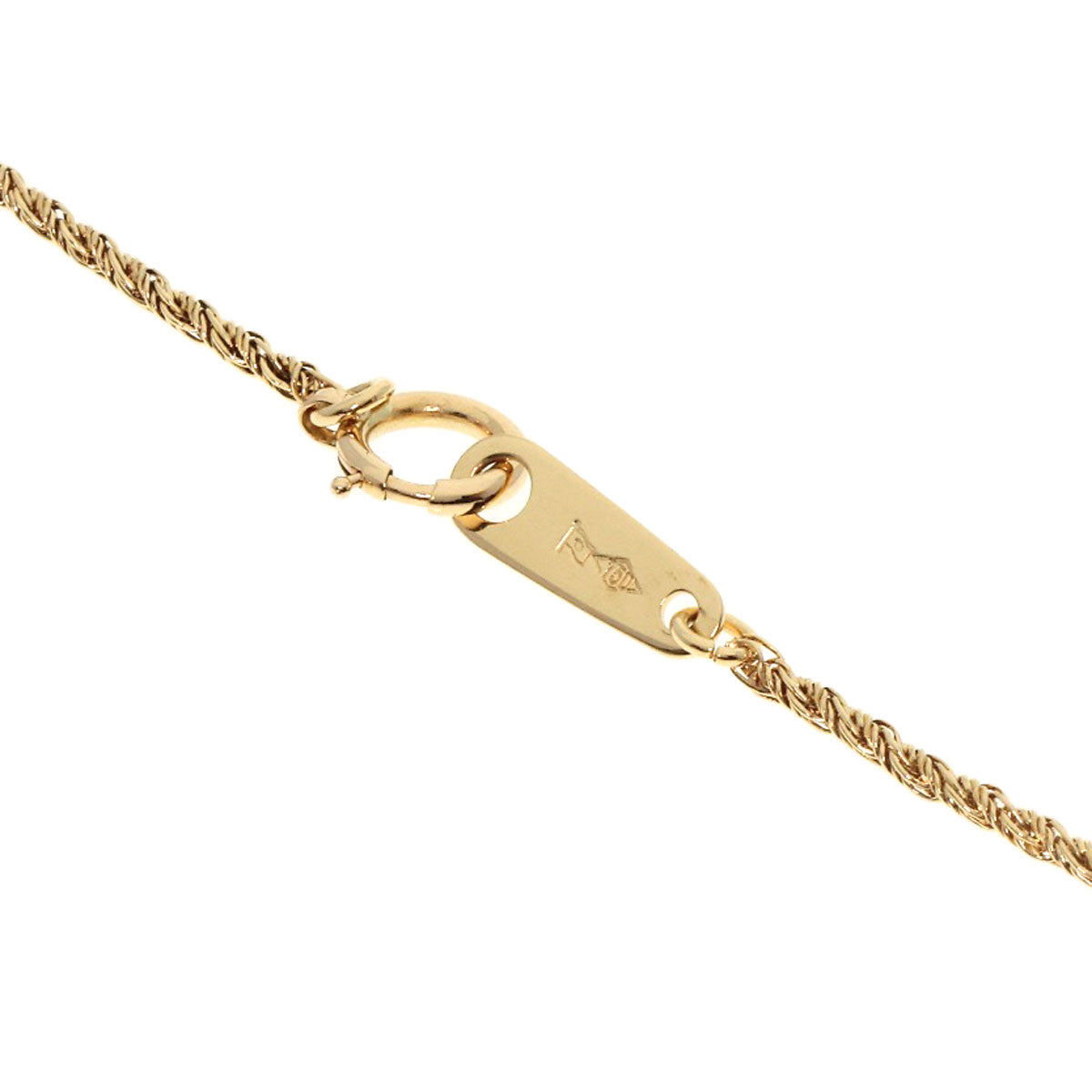 IWAKURA KOJI   Necklace Crescent Vert Diamond K18 Yellow Gold PT900Ladies