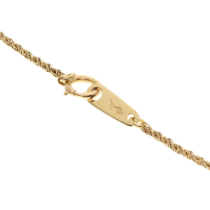 IWAKURA KOJI   Necklace Crescent Vert Diamond K18 Yellow Gold PT900Ladies