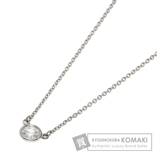 TIFFANY&Co. By The Yard Diamond Necklace Platinum PT950 Ladies [Used]