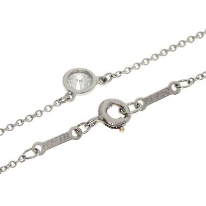 TIFFANY&Co. By The Yard Diamond Necklace Platinum PT950 Ladies [Used]