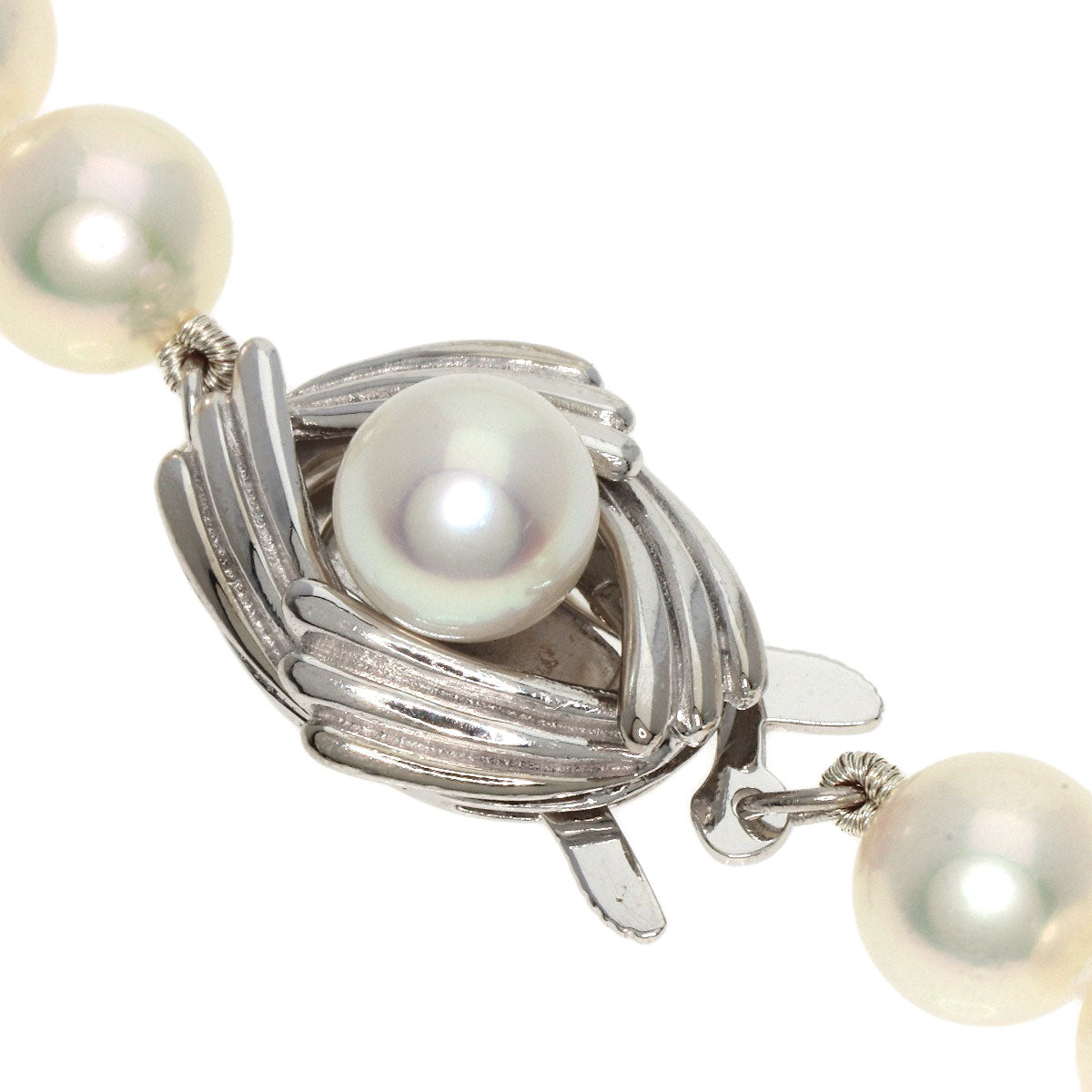 MIKIMOTO Pearl Pearl Long 47.2" Necklace K14 White Gold Ladies [Used]