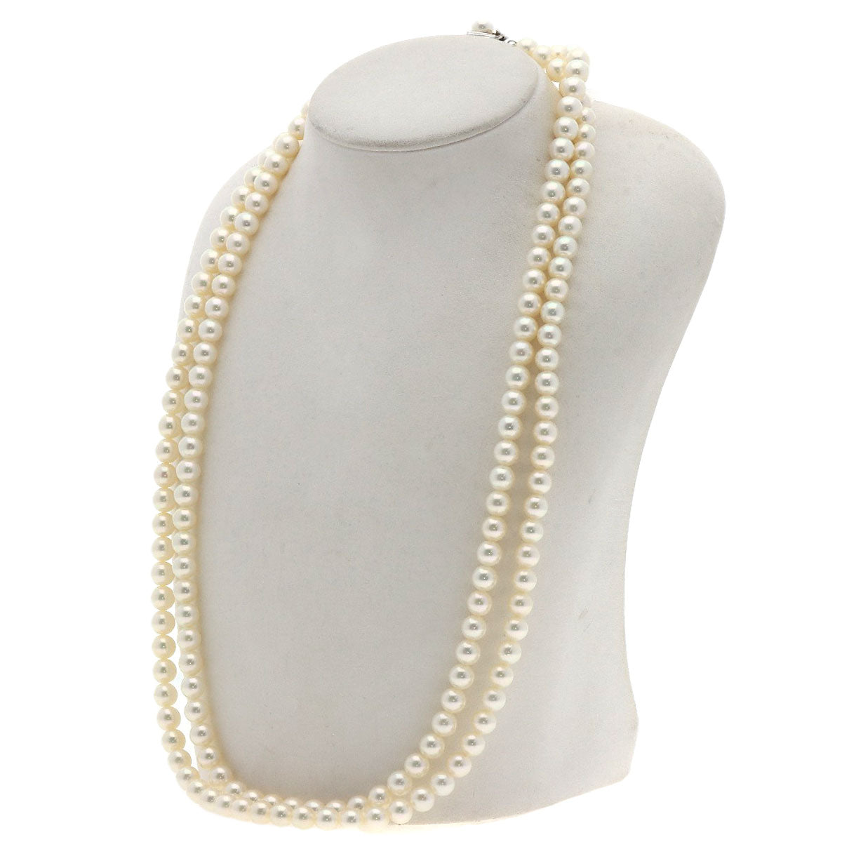 MIKIMOTO Pearl Pearl Long 47.2" Necklace K14 White Gold Ladies [Used]