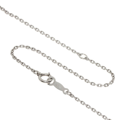 MIKIMOTO Pearl Pearl Diamond Necklace K14 White Gold Ladies [Used]