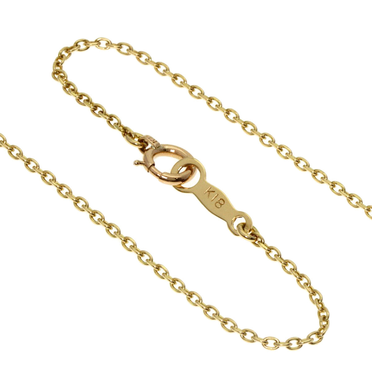 MIKIMOTO Pearl Pearl Diamond Necklace K18 Yellow Gold Ladies [Used]