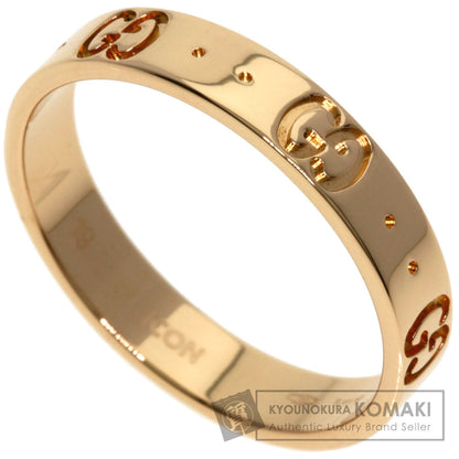 GUCCI icon Ring K18 Pink Gold Ladies [Used]