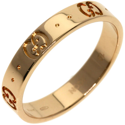 GUCCI icon Ring K18 Pink Gold Ladies [Used]