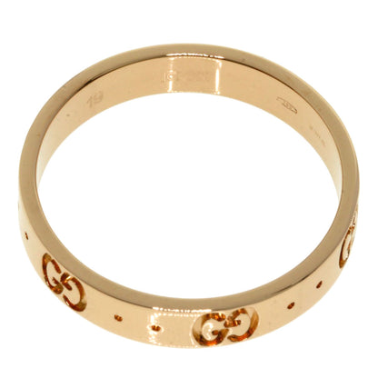 GUCCI icon Ring K18 Pink Gold Ladies [Used]