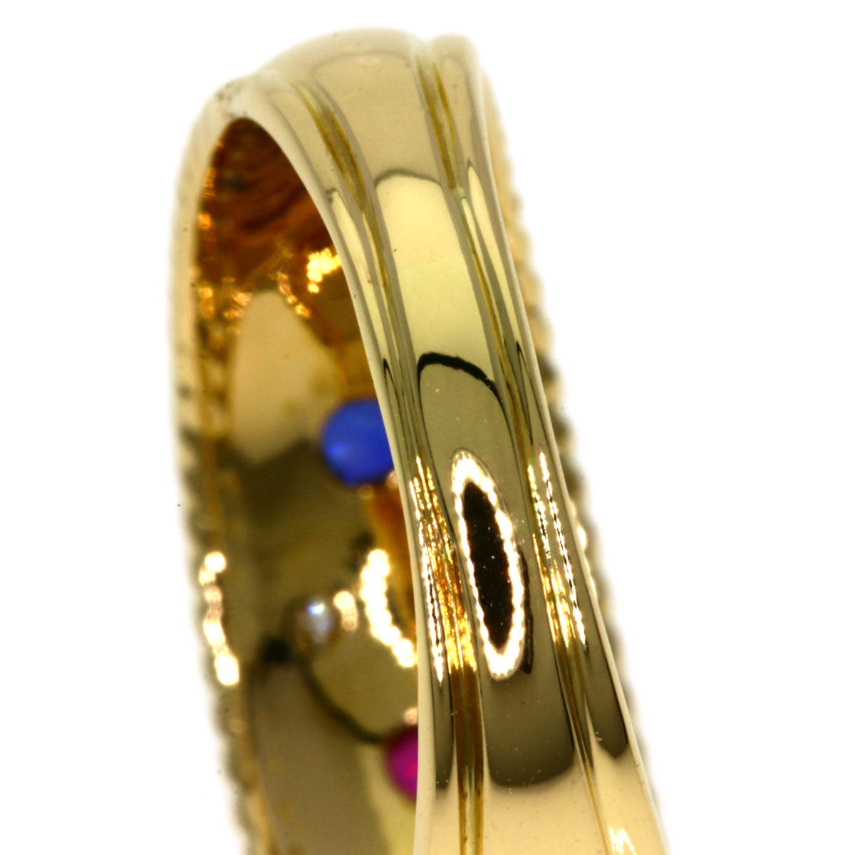 TASAKI   Ring Multi Stone Diamond K18 Yellow Gold Ladies