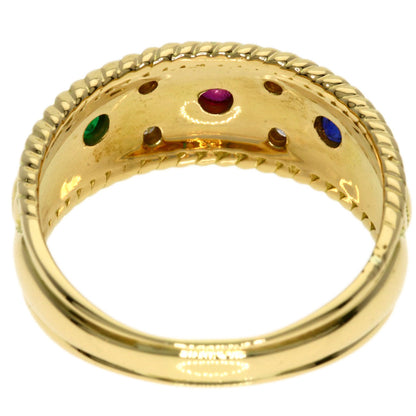 TASAKI   Ring Multi Stone Diamond K18 Yellow Gold Ladies